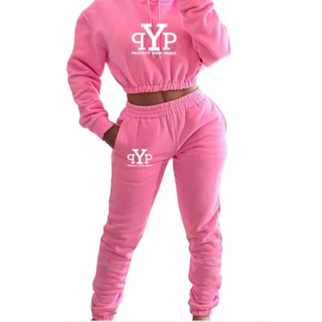 Crop 2024 top sweatsuit