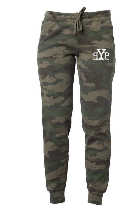 Womens Camo Wash Sweatpants