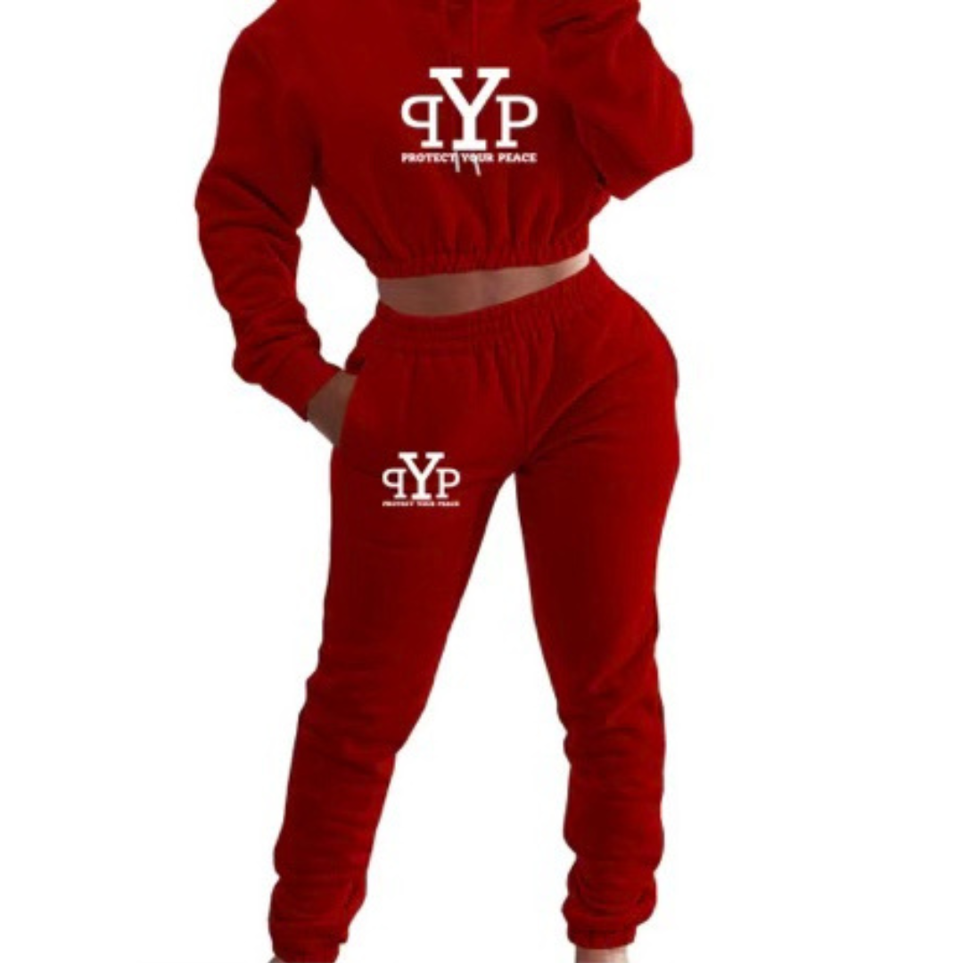 Crop Top Sweatsuit