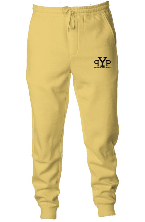 Mens Pigment Dyed Fleece Joggers