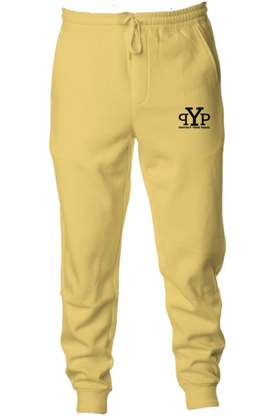 Mens Pigment Dyed Fleece Joggers