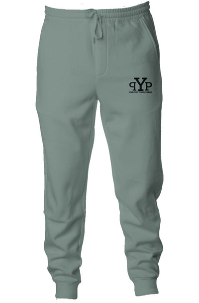 Men Pigment Dyed Fleece Joggers
