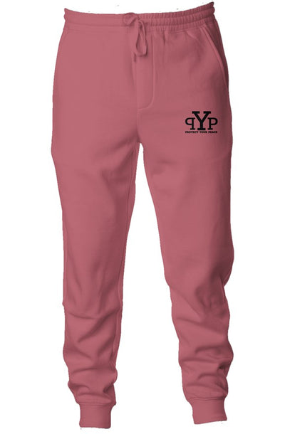 Men Pigment Dyed Fleece Joggers